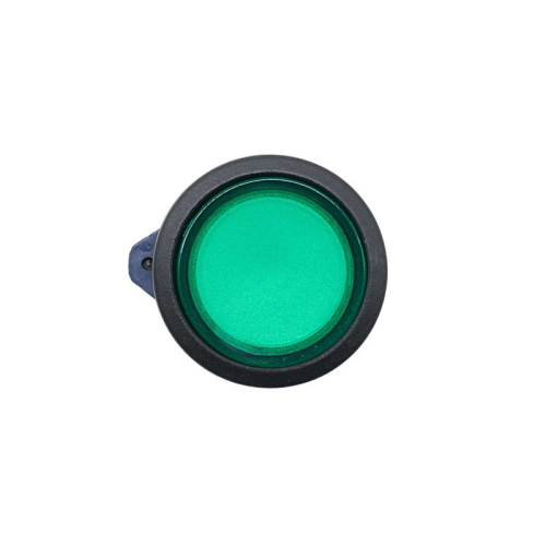 Головка кнопки плоская прозрачная с фиксацией зел. DKC M22P-FLLGP фото 2
