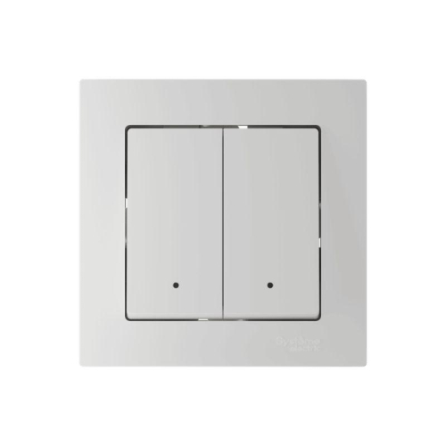 Выключатель 2-кл. AtlasDesign Smart 10А (сх. 5) L+N с подсветкой Zigbee механизм бел. SE ATN000153Z фото 2
