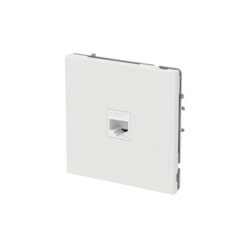 Розетка компьютерная 1-м KANT RJ45 кат.6A без шторки бел. песок DKC 7010673 фото 2 Розетка компьютерная 1-м KANT RJ45 кат.6A без шторки бел. песок DKC 7010673 фото 2