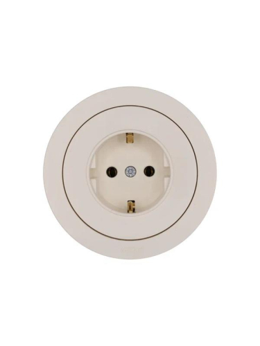 Розетка 1-м OSEN IP20 16А с заземл. ПБТ механизм сл. кость LEZARD 743-9088-122B фото 3 Розетка 1-м OSEN IP20 16А с заземл. ПБТ механизм сл. кость LEZARD 743-9088-122B фото 3