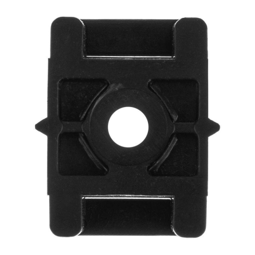 Площадка под стяжку для прямого монтажа 22х16мм черн. (уп.100шт) Rexant 07-2111 фото 5