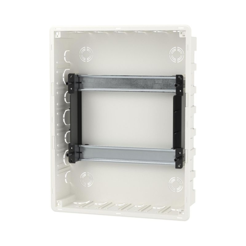 Щиток встраиваемый Фрейм (FRAME) 24мод. с бел. дверцей с 4 шинами PEN (2шт на 8 отверст. и 2шт на 6 отверст.) бел. DKC F24B1WW фото 4