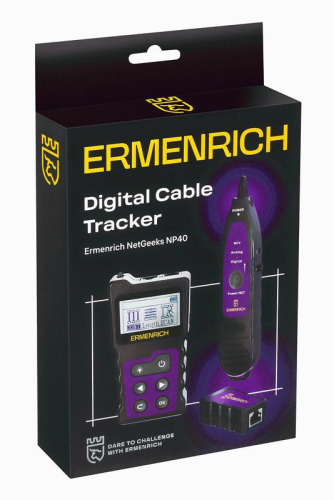 Тестер кабельный многофункциональный NetGeeks NP40 фиолет. Ermenrich 84549 фото 6