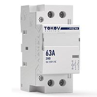 Контактор модульный 36мм 63А 230В АС 2НО PRIZMA TOKOV ELECTRIC TKE-PZ-MC-2-63-230-20