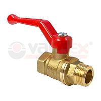 Кран шаровой латунный ВН/НР ручка-рычаг. 1/2дюйм (80/20) VALFEX VF.215.LR1.012