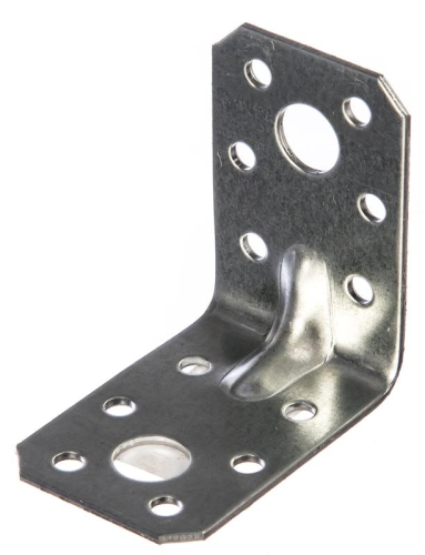 Угол крепежный усилен. 50х50х36 цинк Zitar 124410 Угол крепежный усилен. 50х50х36 цинк Zitar 124410