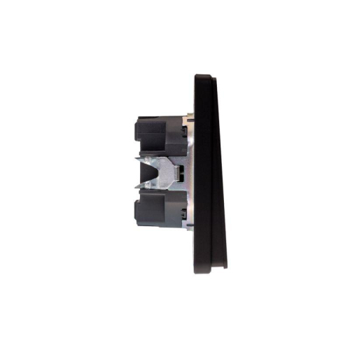 Выключатель проходной (переключатель) 1-кл. СП ROUND MIELE 10А оникс Kranz KR-78-0708-3 фото 4