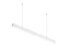 Светильник светодиодный ДПО/ДСО TS 02 S 48 OP 840 L1500 WH 1500х60х60мм 40Вт 4000К IP20 подвесной/накладной линейный со сквоз. провод. в компл. с тросом 3м бел. Русский Свет 11050224297