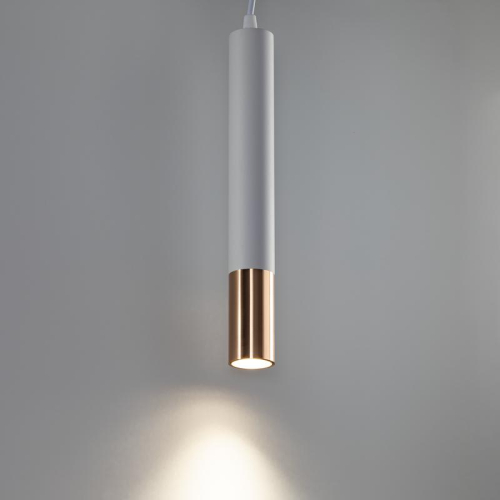 Светильник трековый подвес светодиодный ARTLINE 40х40х300мм 12Вт 960Лм 4000К 230В алюм. 6.4кв.м бел./зол. Ritter 59710 4 фото 2