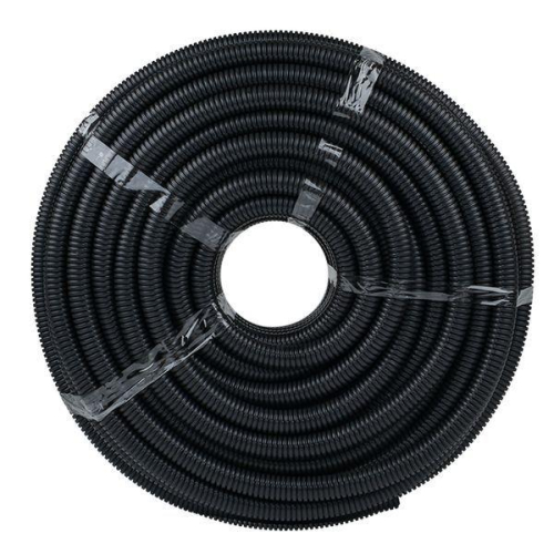 Труба гофрированная d25мм с протяжкой безгалоген. трудногорючая (FRHF) черн. (уп.75м) Plast EKF FRHF-25 фото 2 Труба гофрированная d25мм с протяжкой безгалоген. трудногорючая (FRHF) черн. (уп.75м) Plast EKF FRHF-25 фото 2