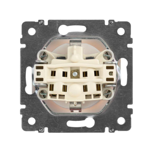 Розетка 1-м СП Valena 16А IP21 230/250В 2P+E с заземл. защ. шторки на винтах механизм бел. IEK 774421 фото 4
