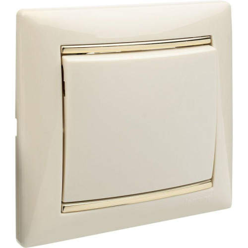 Выключатель 1-кл. СП Valena 10А IP31 250В механизм сл. кость IEK 774301 фото 3