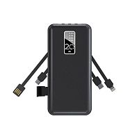 Устройство зарядное портативное Power Bank (аккумуляторная батарея) 20000мА.ч черн. Rexant 30-2039