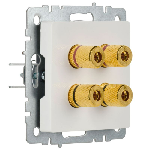 Аудиорозетка 4-м BRITE РА10-БрБ механизм бел. IEK BR-S40-K01 фото 5 Аудиорозетка 4-м BRITE РА10-БрБ механизм бел. IEK BR-S40-K01 фото 5