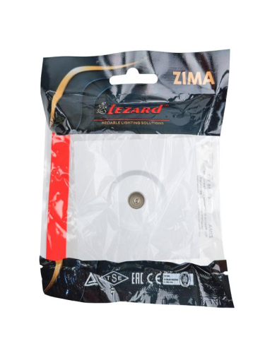 Розетка ТВ оконечная СП ZIMA IP20 бел. LEZARD 704-0288-130 фото 6