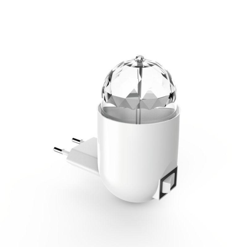 Светильник розеточный MOOD 3Вт диско с фиксированной проекцией бел. GAUSS DIY0041 фото 4