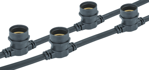 Гирлянда "Белт Лайт" 61 554 NGF-01-100-40-E27-BL 250 патронов (уп.100м) Navigator 61554 фото 2 Гирлянда "Белт Лайт" 61 554 NGF-01-100-40-E27-BL 250 патронов (уп.100м) Navigator 61554 фото 2