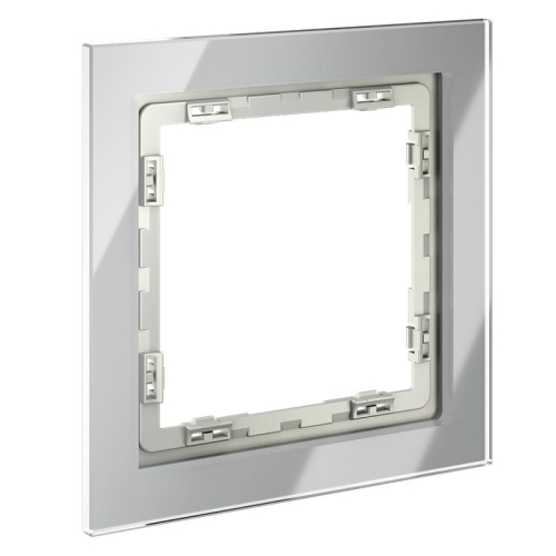 Рамка 1-м S70 стеклян. сталь Voltum VLS110105 фото 3 Рамка 1-м S70 стеклян. сталь Voltum VLS110105 фото 3