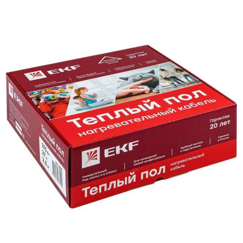 Комплект "Теплый пол" (кабель) 2250Вт 152м 15кв.м PROxima EKF nk-2250 фото 5