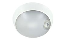 Светильник светодиодный WP 15 C 12W OP 840 D220 WH MDM 220х80мм 12Вт 4000К IP65 ЖКХ круглый пылевлагозащ. с датчиком движения бел. Русский Свет 15071523453