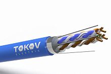 Кабель витая пара F/UTP 4х2х24AWG(0.57мм) кат.6 PVC TOKOV PRO Fluke tested (м) TOKOV Eletrcic TKP-C08-F/UTP-42-6-305