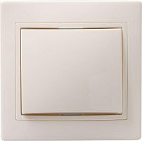 Выключатель 1-кл. СП Кварта 10А IP20 ВС10-1-0-ККм крем. GENERICA EVK10-K33-10-DM