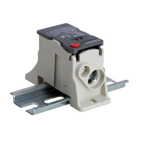 Блок распределительный винтовой зажим 1х70кв.мм 7х16кв.мм DKC POD-160 фото 2