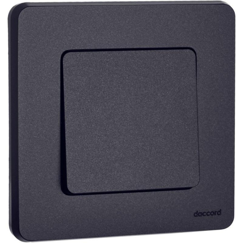 Выключатель 1-кл. Inspiria 10А IP20 250В 10AX механизм антрацит IEK 673603 фото 7