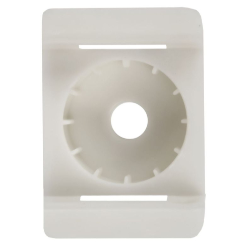 Площадка монтажная 16х23 под пистолет бел. (уп.100шт) IEK UHP20-16-23-100-K01 фото 4