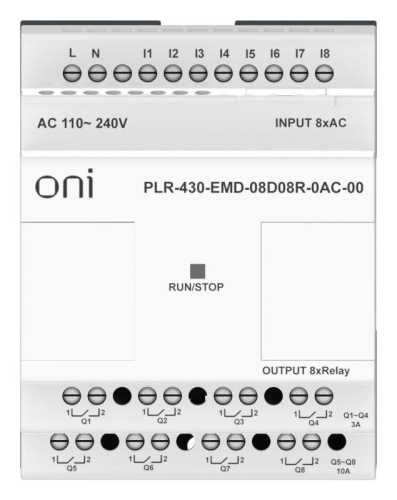 Модуль расширения входов выходов ПЛК 430 8 DI 8 RO 220В AC ONI PLR-430-EMD-08D08R-0AC-00 фото 5