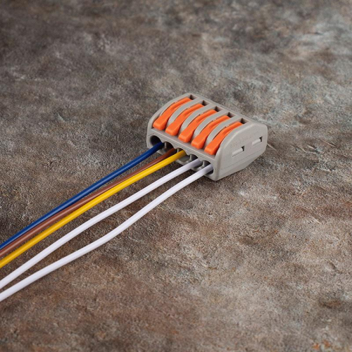 Клемма монтажная рычажного соединения PTC-5P 222-415 450В 32А 0.08-2.5(4.0)кв.мм Jazzway 5050853 фото 5