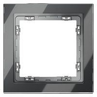 Рамка 1-м S70 стеклян. графит Voltum VLS110107