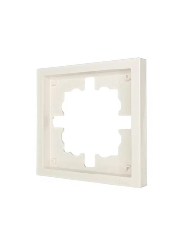 Рамка 1-мест. горизонт. ZIMA слон. кость LEZARD 704-9000-146 фото 2