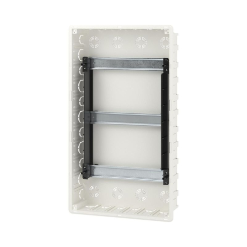 Щиток встраиваемый Фрейм (FRAME) 36мод с тонированной дверцей с 4 шинами PEN (2шт на 8 отверст. и 2шт на 10 отверст.) бел. DKC F36B1WD фото 4 Щиток встраиваемый Фрейм (FRAME) 36мод с тонированной дверцей с 4 шинами PEN (2шт на 8 отверст. и 2шт на 10 отверст.) бел. DKC F36B1WD фото 4