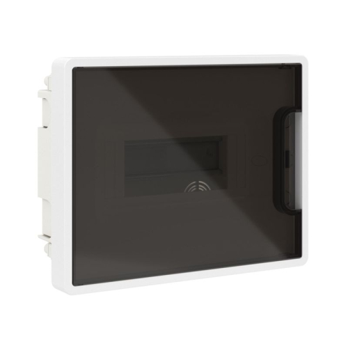 Щиток встраиваемый Фрейм (FRAME) 8мод. IP41 с тонированной дверцей с 2 шинами PEN на 6 и 8 отверст. бел. DKC F08B1WD Щиток встраиваемый Фрейм (FRAME) 8мод. IP41 с тонированной дверцей с 2 шинами PEN на 6 и 8 отверст. бел. DKC F08B1WD