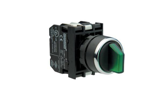 Переключатель с подсветкой неон 2-0-1 с фиксацией (2НО) зел. EMAS B131SL30Y Переключатель с подсветкой неон 2-0-1 с фиксацией (2НО) зел. EMAS B131SL30Y