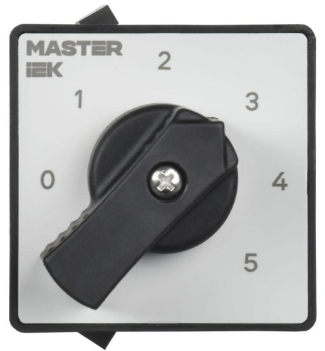 Переключатель кулачковый 10А (сх. 110) стандартная рукоятка IEK MI-CS10-010-110 фото 2