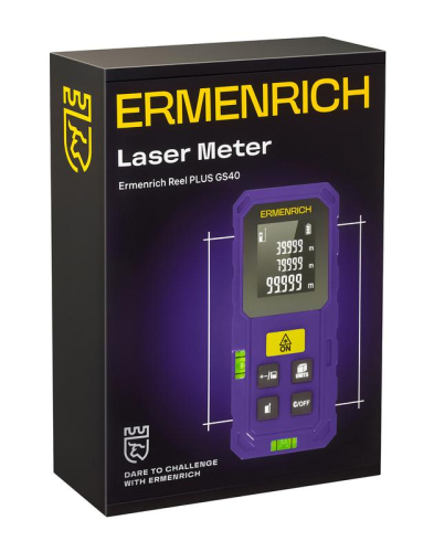 Рулетка лазерная Reel PLUS GS40 фиолет. Ermenrich 86257 фото 7 Рулетка лазерная Reel PLUS GS40 фиолет. Ermenrich 86257 фото 7