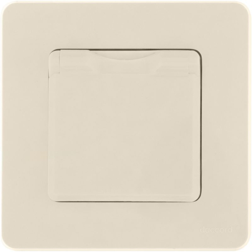 Розетка 1-м СП Inspiria 16А IP44 250В 2P+E защ. шторки с крышкой немецк. стандарт механизм сл. кость IEK 673741 фото 2