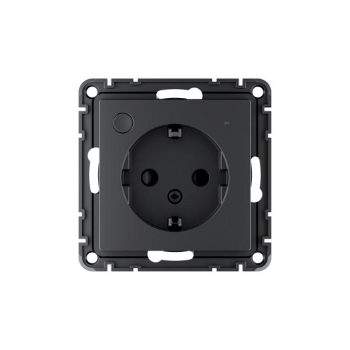 Розетка AtlasDesign Smart 16А L+N с заземл. защ. шторки Zigbee механизм карбон SE ATN001045Z фото 7
