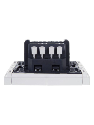 Выключатель проходной 2-кл. СП FORTE&PIANO 10А FP208 с индикацией бел. IEK FP-V22-1-10-1-K01 фото 3