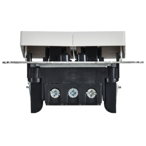 Выключатель проходной 2-кл. СП BRITE ВС10-2-6-БрАБ 10А механизм арктич. бел. IEK BR-V22-0-10-K91 фото 4