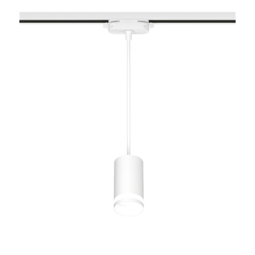 Светильник трековый подвес ARTLINE 55х55х100мм GU10 230В алюм./пластик. 2.6кв.м бел. Ritter 59929 0