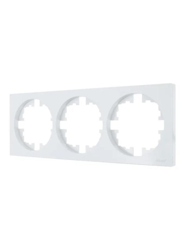 Рамка 3-м OSEN горизонт. квадрат бел. LEZARD 743-0200-148 фото 2 Рамка 3-м OSEN горизонт. квадрат бел. LEZARD 743-0200-148 фото 2