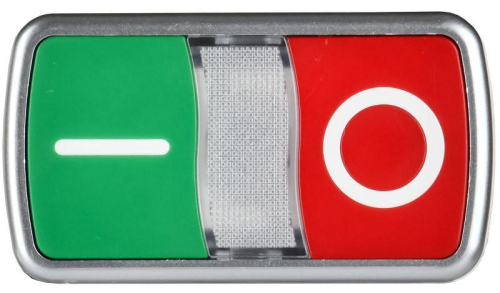 Кнопка "I-O" d22мм 1НО+1НЗ MASTER без подсветки IEK MI-BT60-11R-3-21-K51 фото 4