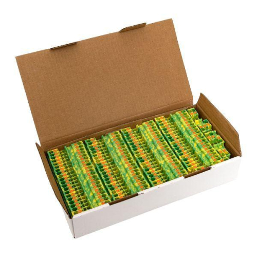 Колодка клеммная пружинная 2.5 Push-in земля EKF PIT-2.5-pe фото 2