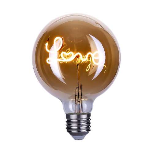 Лампа светодиодная филаментная Loft 271 G125 4Вт 2700К E27 Voltega 8522 фото 2