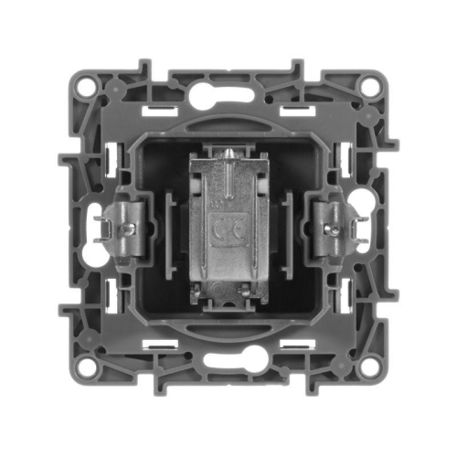 Розетка телевизионная TV СП Etika 2дБ 0-2400МГц с топологией "звезда" механизм антрацит IEK 672651 фото 4 Розетка телевизионная TV СП Etika 2дБ 0-2400МГц с топологией "звезда" механизм антрацит IEK 672651 фото 4