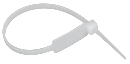 Хомут 4.8х190мм P6.6 маркерный бел. (уп.100шт) IEK UHH14-D048-190-100-K01 фото 2 Хомут 4.8х190мм P6.6 маркерный бел. (уп.100шт) IEK UHH14-D048-190-100-K01 фото 2