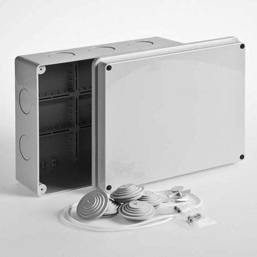 Коробка распределительная ОП 240х195х90мм IP65 без гермовводов Ruvinil 67066 Коробка распределительная ОП 240х195х90мм IP65 без гермовводов Ruvinil 67066
